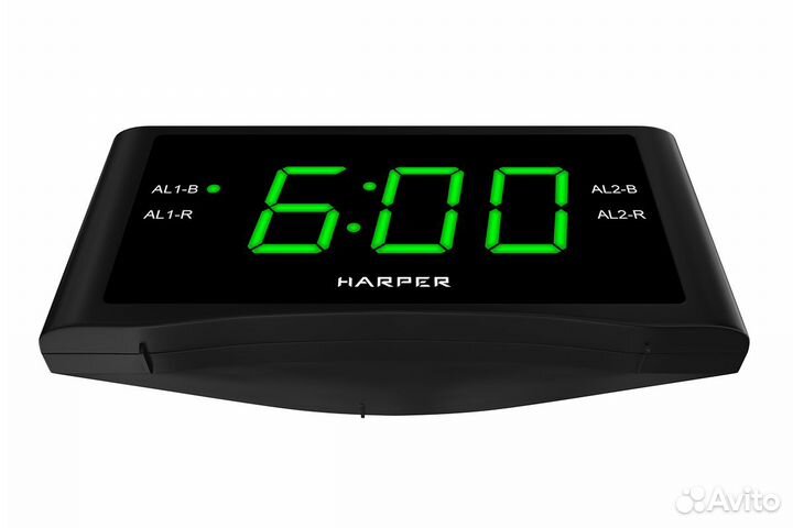 Радиобудильник Harper hclk-1006 green LED