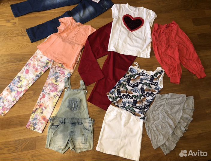 Вещи пакетом на девочку 134-140
