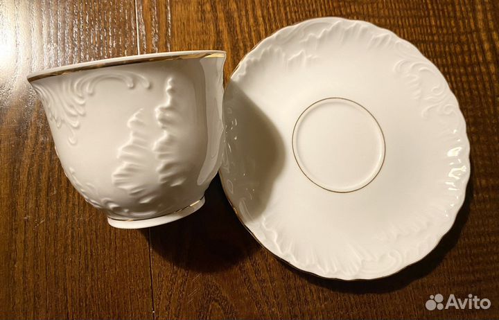 Чайная кофейная пара фарфор Англия
