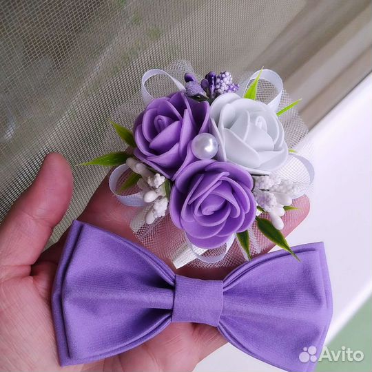 Свадебные аксессуары, бутоньерки, бутоньерка