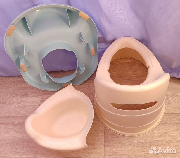 Горшок детский+сидушка на унитаз