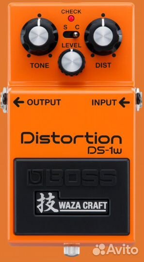 Boss DS-1W Distortion Waza Craft педаль эффектов