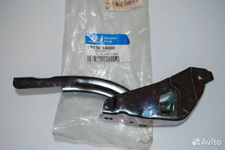 Петля капота левая Hyundai Accent, Solaris
