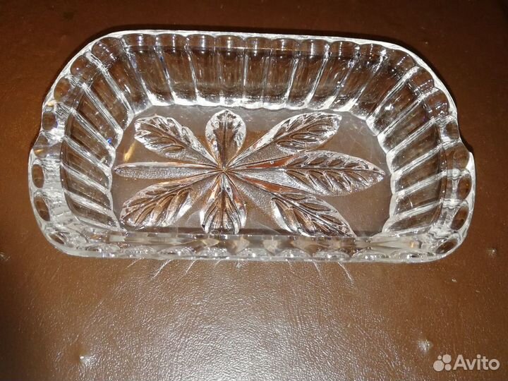 Пепельница хрусталь