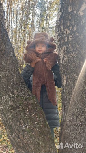 Комбинезон плюшевый 62