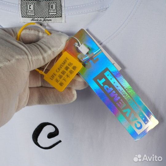 Футболка Cav empt Белая, 100% Хлопок