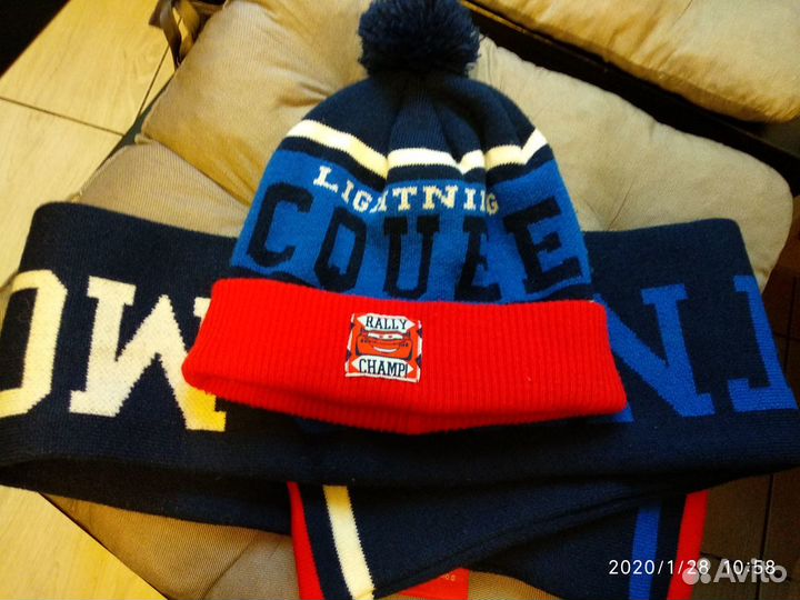 Шапка+шарф нм Дисней