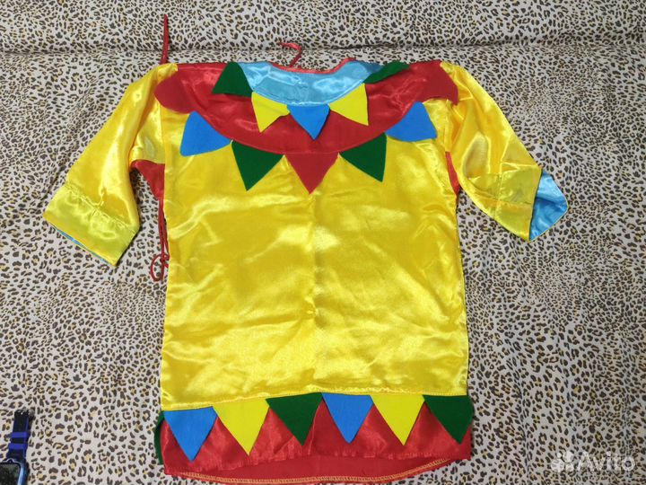 Новогодний костюм скомороха 122-128