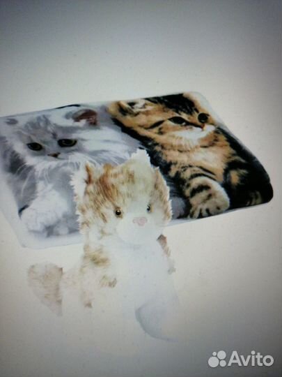 Плед шикарный новый + игрушка