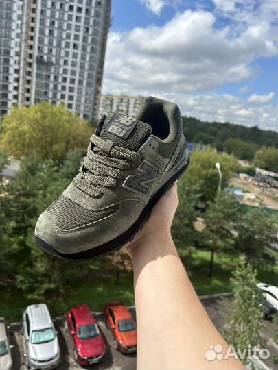 Кроссовки new balance 574 khaki мужские 41-45