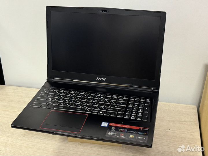 Игровой 4к ноутбук MSI GE63 Raider RGB 8RF i7-8750