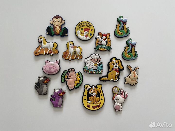 Магниты животные 16 штук Цена за все