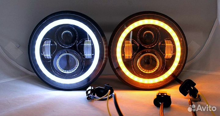 Светодиодные фары на Ниву, УАЗ, ваз 2101, Камаз