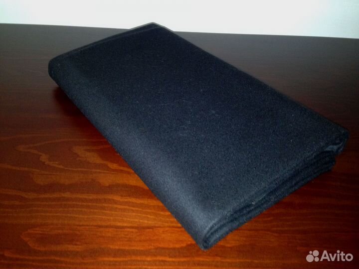 Ткань драп чёрный шерсть 2,45 х 1,40 (м) отрез