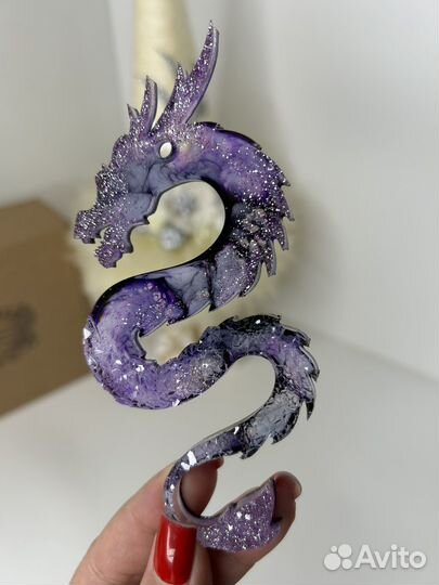 Новогодние игрушки из эпоксидной смолы