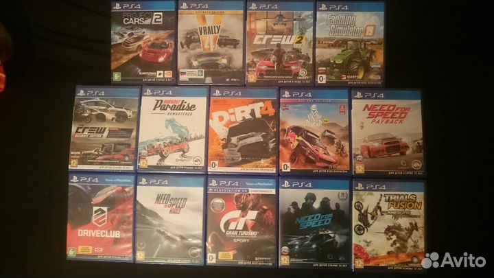 Гонки и Спортивные игры Sony PS4