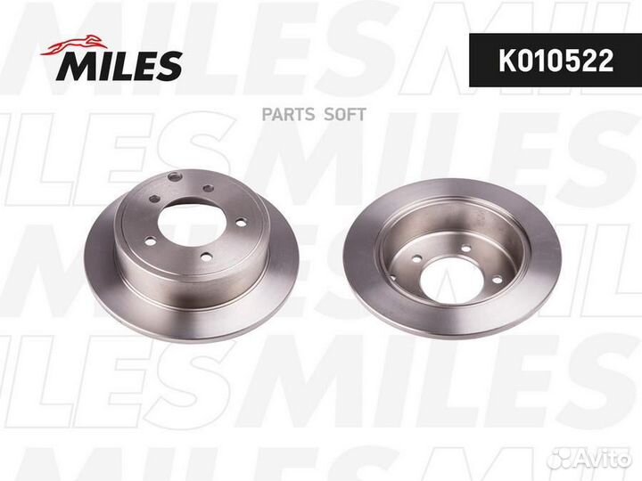 Miles K010522 Диск тормозной mitsubishi lancer 08