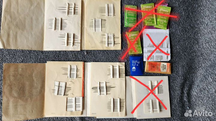 Набор игл Simac-Индия / Москва, Спутник, вднх-ссср