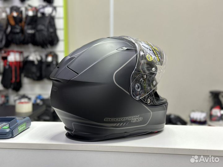 Мотошлем Scorpion EXO-491 Spin с очками