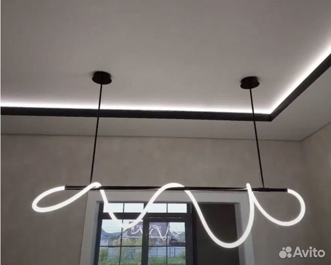 Люстра светящийся шнур гибкий неон