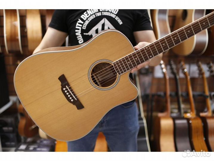 Crafter DE-7/nс электроакустическая гитара с чехло