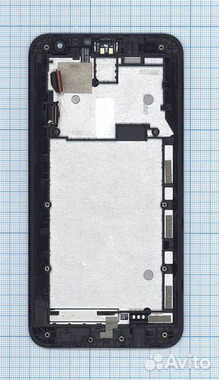 Дисплей Asus ZenFone 2 Laser ZE550KL черный+рамка