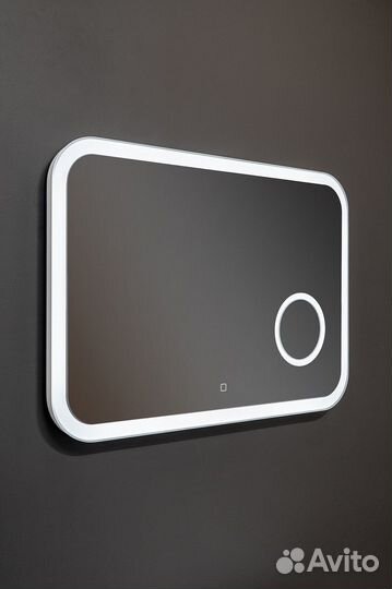 Зеркало Azario Эльза 1000х800 c подсветкой и димм