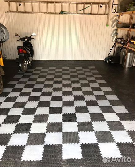Модульный пол для гаража купить