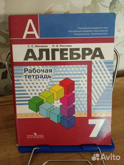 Рабочая тетрадь по алгебре 7 класс Минаева