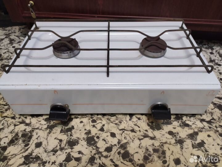 Настольная газовая плита 2 конфорки