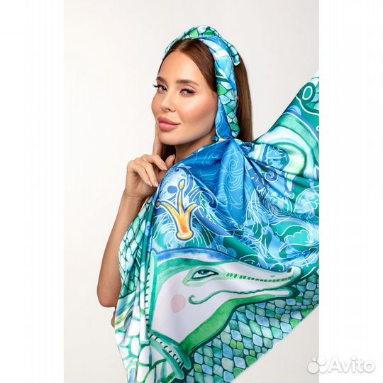 Шелковый платок 