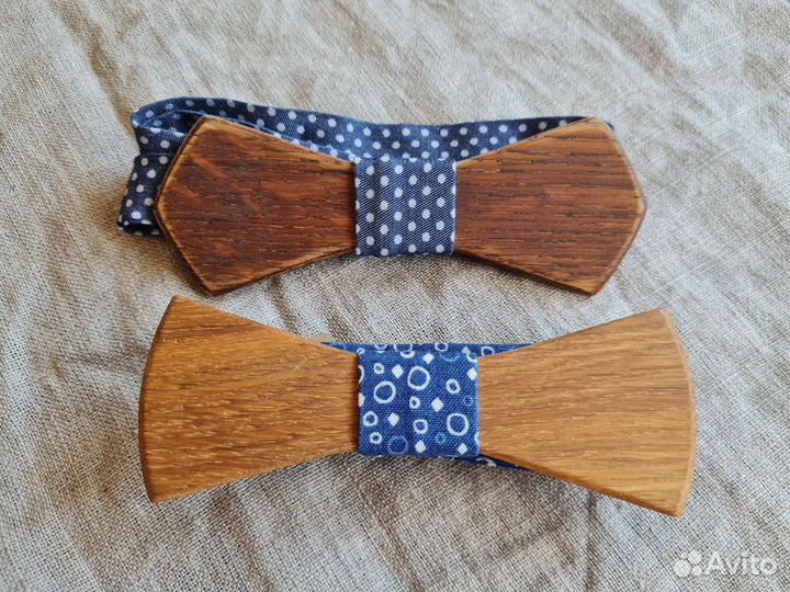 Галстуки - бабочки деревянные
