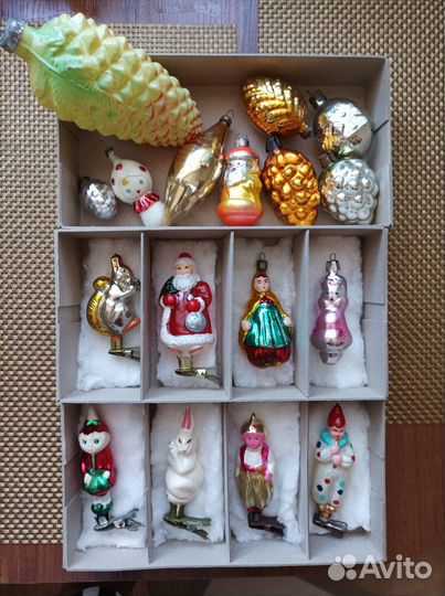 Елочные игрушки СССР
