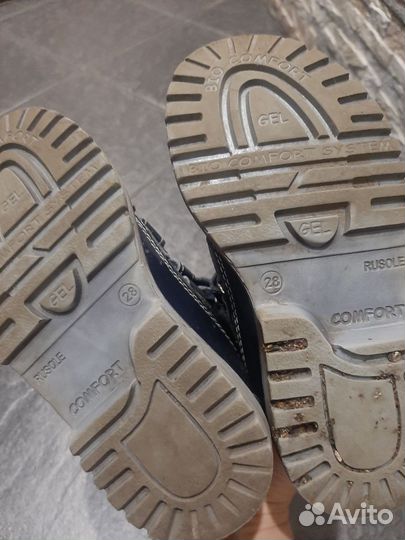 Ботинки демисезонные для девочки 28 размер