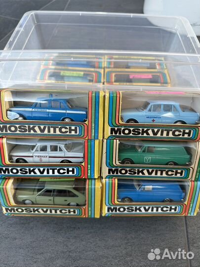 Коллекционные модели Москвич -412, 433, 434, 2141