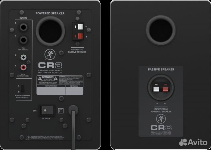Mackie CR3-X пара студийных мониторов