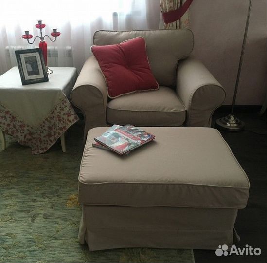 Чехол для пуфа (табурета) Экторп (икеа)