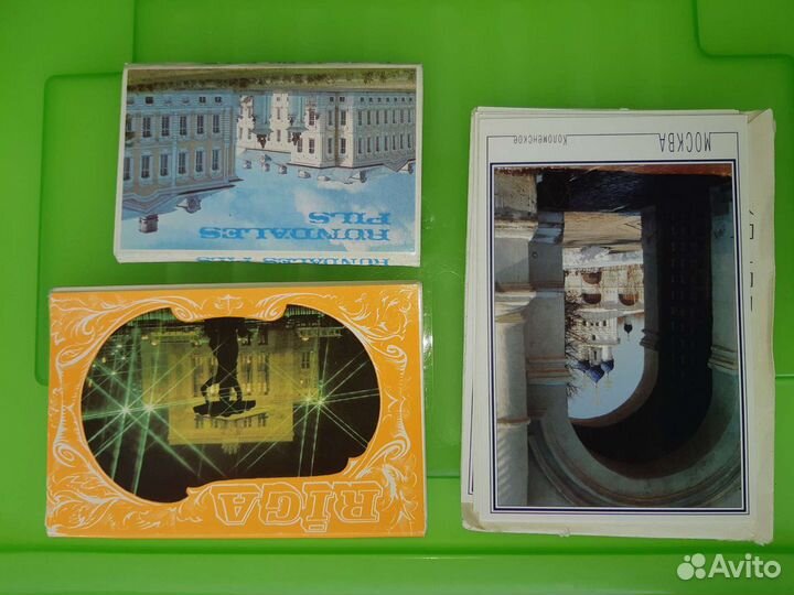 Наборы открыток города и памятные места СССР