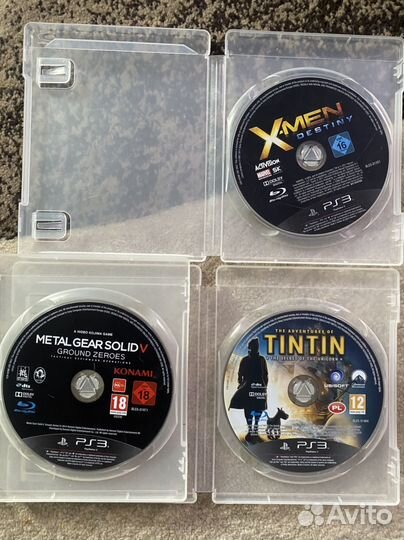 Диски с играми на ps3,ps4