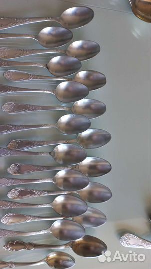 Столовые приборы мельхиор СССР старинные