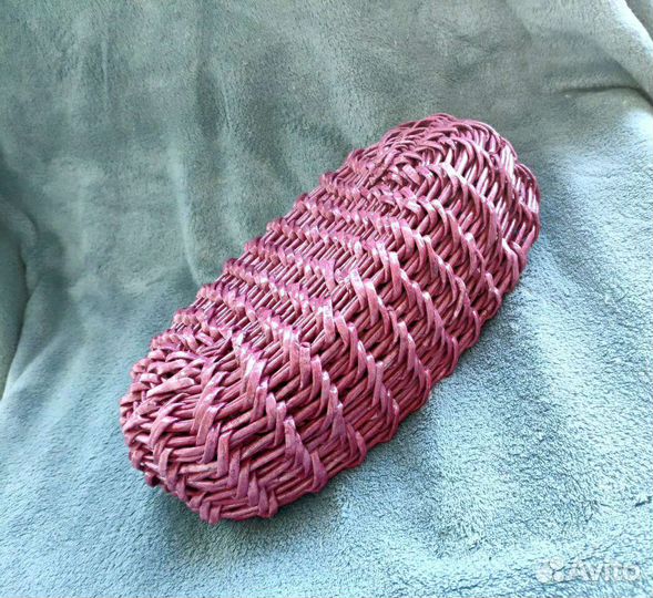 Корзина плетеная интерьерная ручная работа