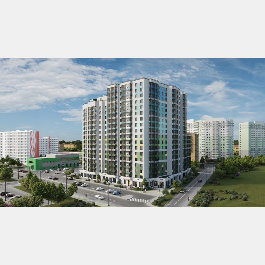 Квартира-студия, 21,6 м², 9/18 эт.