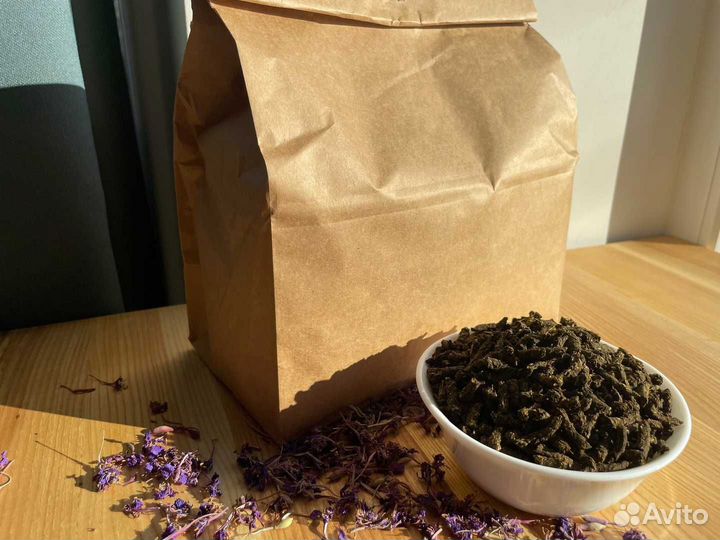Иван чай 1 кг ферментированный вкусный, для зож