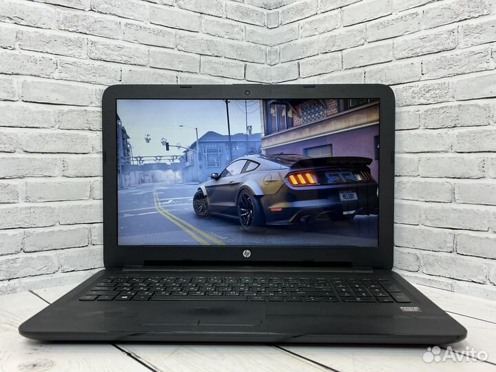 Игровой ноутбук HP SSD/4ядра/2gb видео/8gb