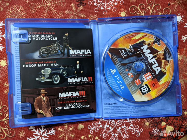 Игры для приставок ps4 Mafia Definitive Edition