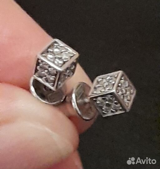 Серьги сеоебро 925 новые