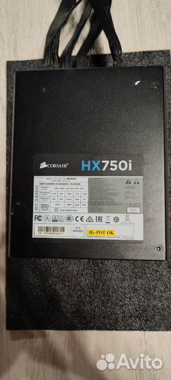 Блок питания Corsair hх750i (cр-9020072-еu) 750w