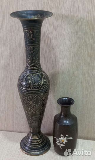 Ваза бронзовая Индия.70-е гг