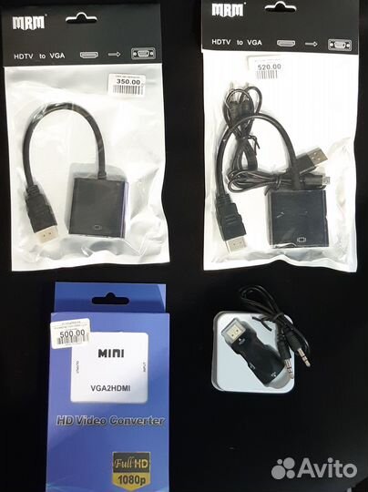Переходник конвертер VGA hdmi для компьютера