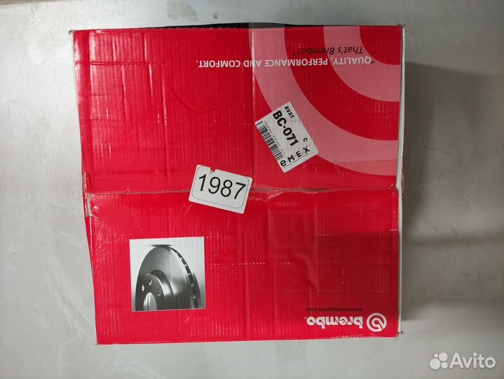 Тормозные диски передние Brembo на Ford, Volvo